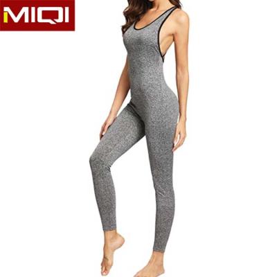 China Breathable Fitness Strappy Back Overalls Ladies Girls Ladies Suit One Piece Overalls For Women for sale