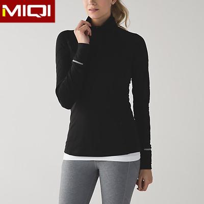 China Wholesale Antibacterial Black Sportswear Women Shape Fitness Running Yoga Jacket Top Sports Women for sale