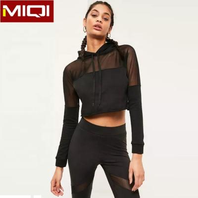 China Wholesale Custom Breathable Gym Sports Wear Cheap Workout Yoga Hoodie Tops For Women for sale