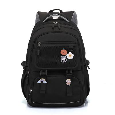 China School fashion canvas backpack large capacity bag business laptop anti-theft polyester ladies backpack for women for sale