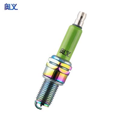 China Hot Selling AOYI Nickel Alloy D8TC Motorcycle Spark Plugs Motorcycle Spare Parts And Accessories Factory Direct Price for sale