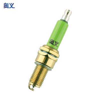 China Hot Selling AOYI Nickel Alloy D8TPP Motorcycle Spark Plugs Motorcycle Spare Parts And Accessories Factory Direct Price for sale