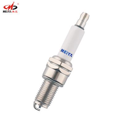 China Factory Wholesale Nickel Alloy D8TC MEIYA Motorcycle Spark Plugs Motorcycle Accessories for sale