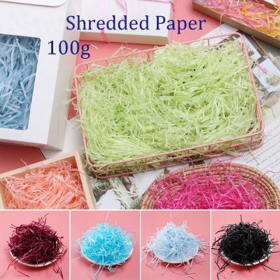 Chine La couleur faite sur commande du pli 100g a déchiqueté le remplissage de papier de boîte à sucrerie à vendre