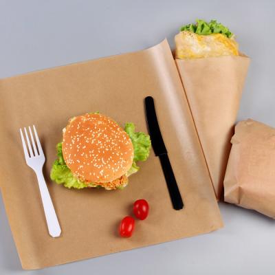 China Hamburger druckte Butterbrotpapier zu verkaufen