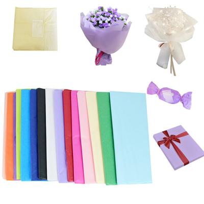 China Packpapier-Blumen-Blumenstrauß-Verpacken 17gsm 23gsm Mehrfarben zu verkaufen