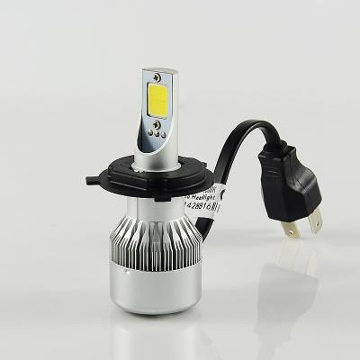 China Auto spare parts car H4 36W c6 led headlight universal for sale