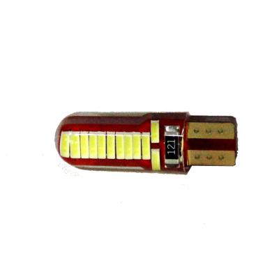 China LED interior light silicone led car bulb canbus t10 4014 24smd for sale