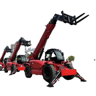 China Construction worksÂ   7 Ton 17m 4x4 Telescopic Handler Forklift Rotating Telehandler for sale