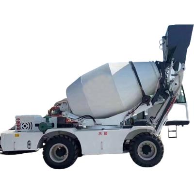 China Construction worksÂ   3.5CBM Hydraulic Articulated Self Loading Planetary Types Concrete Mixers Truck For Sale for sale