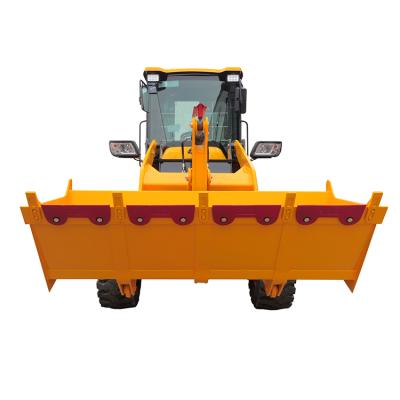 China Factory Wholesale 1.6TON 2 TON Front End Small Mini Skid Electric Towable Ox Backhoe Wheel Loaders For Sale for sale