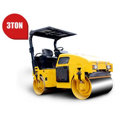 China Construction worksÂ   road roller for sale vibratory double drum road roller machine 3ton with good price for sale