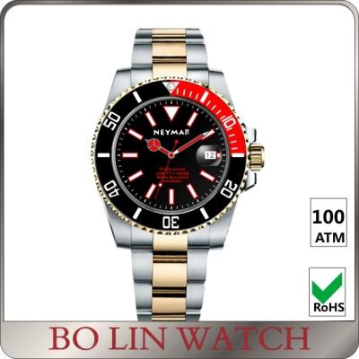 China Mechanical Black Female / Mens Dive Watches , 200m Deepest Digital Dive Watch for sale