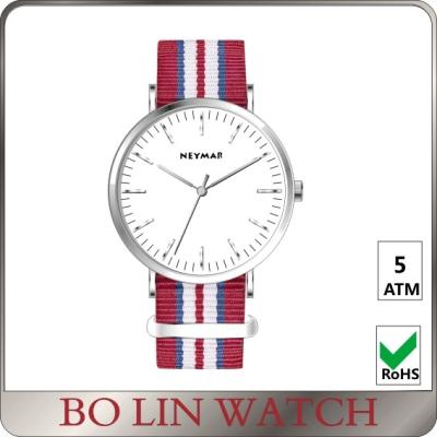 China Modern Design Minimalist Swiss Watch , Minimalist Ladies Watches For Pilot Nylon Strap for sale