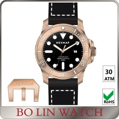 China ETA 2824 Swiss Automaic Mens Bronze Watch For Diver 50 Atm WaterProof for sale