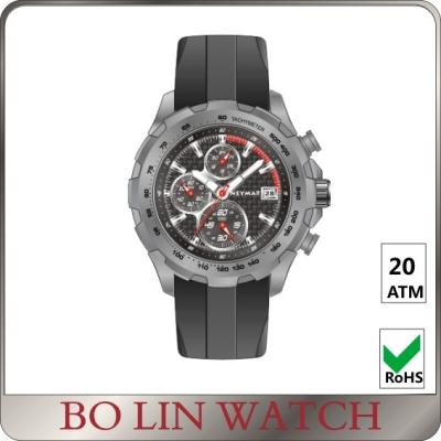 China High End Waterproof Titanium Dress Watch , Automatic Winding Titanium Chronograph Watch for sale