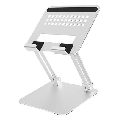 China 4.7-12.9 inch phone & Hot Selling Portable Foldable Height Aluminum Alloy Adjustable Laptop Tablet Stand for sale