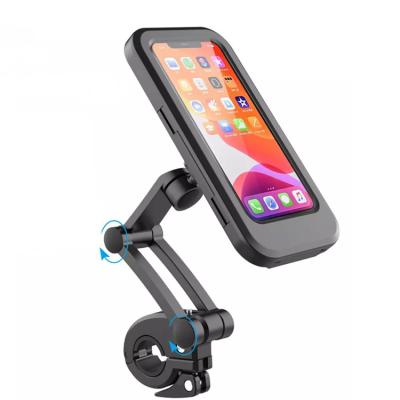 China Hot Sale Adjustable Waterproof Bike Phone Holder Motorcycle Bike Phone Holder 360 Adjustable Phone Holder For Bike for sale