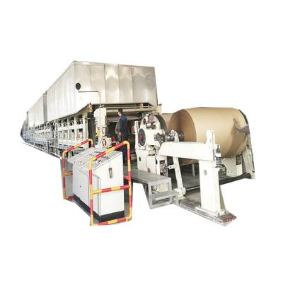 China Paperboard Making Machine / Cardboard / Paper Lining Craft Factory / Production Line for sale