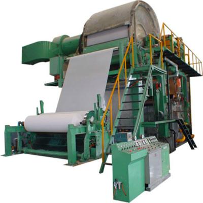 China Factory paper mill plant 1092-3200mm toilet/tissue/towel paper making machine for sale