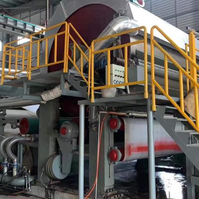 China Cultivates 1575mm 3 ton per day toilet paper machine, tissue paper mill, napkin facial paper machine for sale