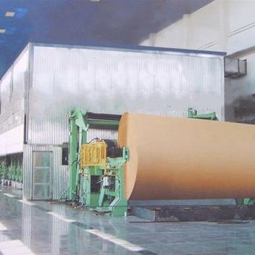 China Taichang 10T/D corrugator paper wrapping paper making machine, brown wrapping paper machine, wrapping paper factory for sale