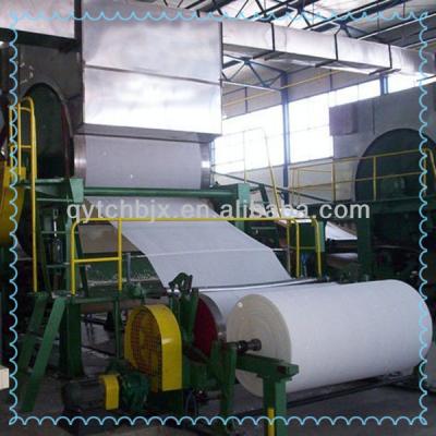 China Virgin Pulp 2880mm Fourdrinier And Polycylindrical Cultural Papermaking Machine for sale