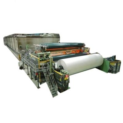 China Paper machine design and exploration for A4/printing/writing/bond/office/culture/copy/notebook paper making machine production line for sale