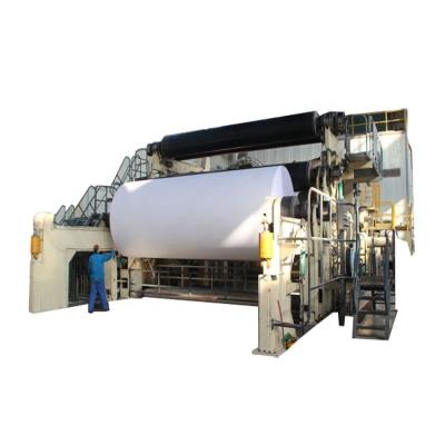 China A3/A4 paper machine book/bond/notebook/exercise/printing/office/writing/copy paper making machine for paper mills salvage factory for sale