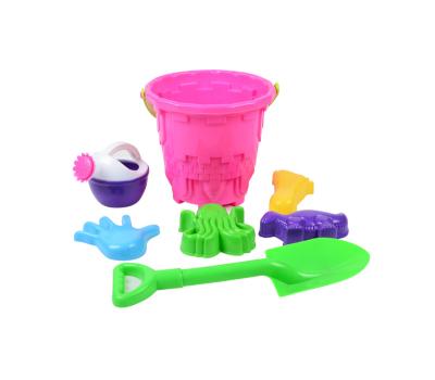 China 7Pcs Mini Kids Beach Sand Kit Shovel Rake Bucket Molds Garden Sandbox Play Toy - Random Color 7pcs 90*35*96cm for sale