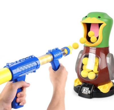 China Toy Baby House To Hit Electronic My Duck Shooting Toy Soft Bullet Gun Parent-child Cards The Relaxation Toy for sale