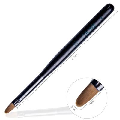 China Functional Pure Art Professional Acrylic Black Nail Color Nail Art Brush for sale