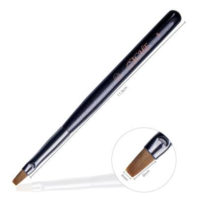 China Functional Beauty Pure Color Nail Art Coating Acrylic Nail Art Brush for sale