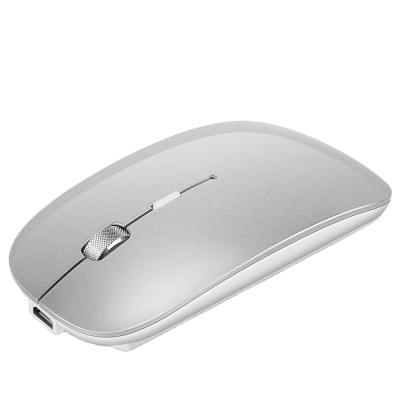 China 2.4G BT 5.0 Metal Silent Wireless Roller Mouse Rechargeable Mouse For iPad Laptop Phone Silent Mice for sale