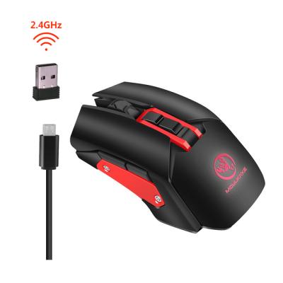 China 3D 2.4G Rechargeable Wireless Gaming Mouse DPI Rechargeable Adjustable Gaming Mice For PC Game Laptop Computer for sale