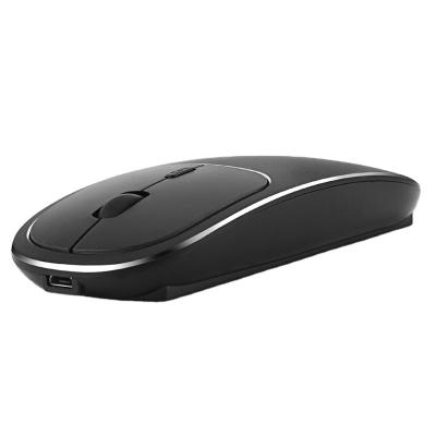 China Slim Silent Mouse 2.4G USB Wireless Rechargeable Mouse Silent Metal Metal Mice Type C Mouse For Macbook Laptop Notebook for sale