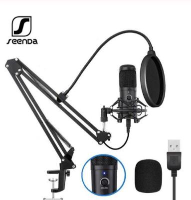 China Perfect Sound USB Microphone Kit 192KHZ/24BIT Podcast Condenser MIC For PC Laptop Karaoke Youtube Studio Recording Microphone for sale