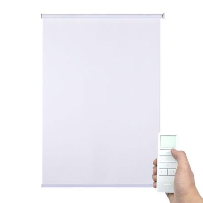 China Minimalist Roller Blind Fabric Blackout Electric Motorized Roller Shades Automatic Purchase Roller Blinds Tubular Waterproof Motor for sale