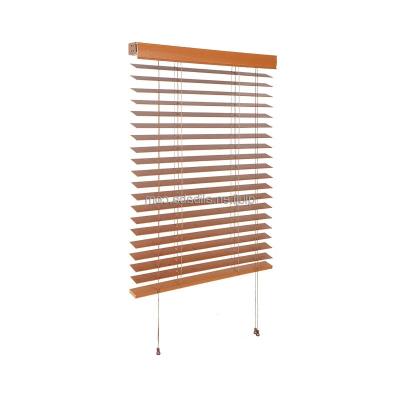 China Real Factory Wholesale Minimalist Paulownia Wood Shade Candlenut Sun Shade Shutter Slats For Lampshades for sale