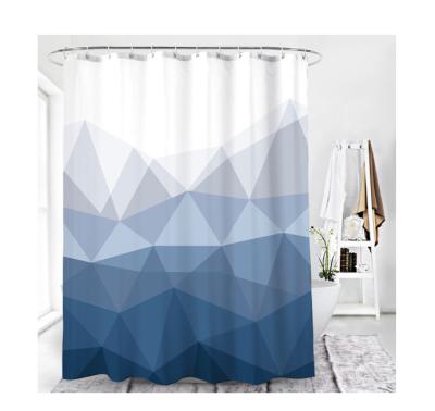 China 2022 Sustainable Coating Customs Wholesale Shower Curtain Bathroom Waterproof Rust Resistant Shower Curtain for sale