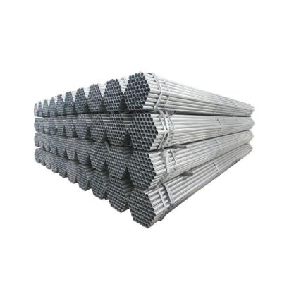 China Structure Pipe and Water Pipe Tianjin Factory Galvanized Steel Pipe Oval / Round , Plain / Stamped End Galvanized Tube for Greenhouse for sale