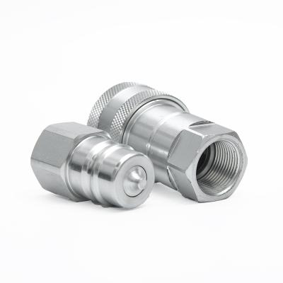 China ISO7241-1A Series Carbon Steel Hydraulic Quick Coupler Quick Release Tractor Hydraulic Quick Couplings for sale