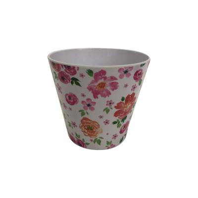 China Small flower pot OEM factory price vintage melamine plastic indoor outdoor colorful succulent wholesale cheap modern mini pot for sale