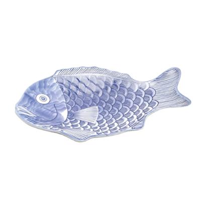 China Wholesale OEM Viable Fish Shaped Design Plastic Dinner Dishes for sale