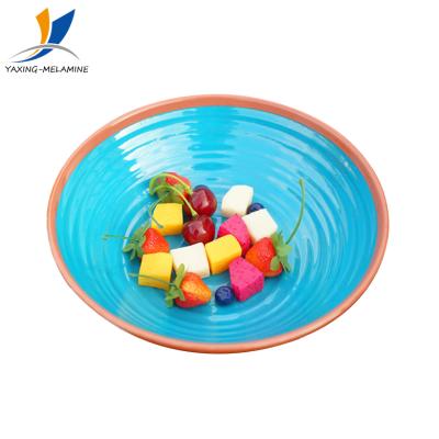 China Disposable high quality cheap melamine round bowl plastic salad bowl wholesale for sale