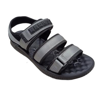 China New Product Flat Soft Printed Mid-Unique Pattern Men's Sun Sandals Slippers Mesh Top Shoes for sale