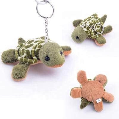 China Plush Gloveleya Green Sea Turtle Ocean Animal Stuffed Head Chain Toys for sale