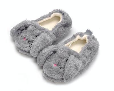 China Indoor Slippers Cute Soft Non-slip Winter Plush Rabbit Warm Indoor Shoes for sale