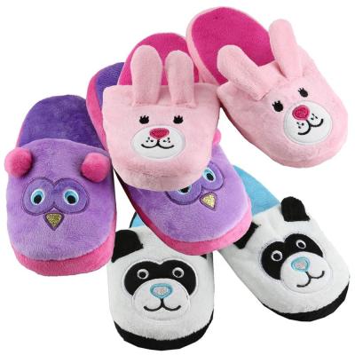 China 3D Children's Novelty Anti-slippery Slipper Rejects Plush Slippers Animal Size for sale