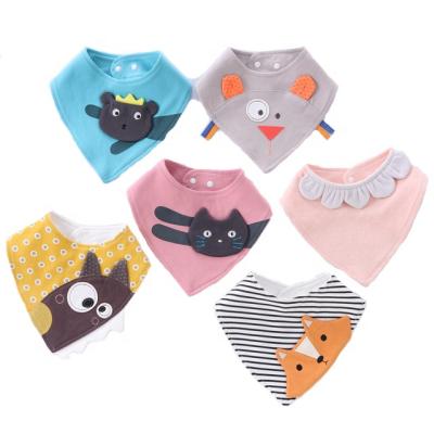 China Baby Bibs Snap Button Adjustment Baby Food Pocket Waterproof Baby Bib for sale